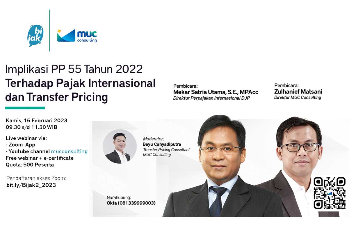 Reviewing International Tax and Transfer Pricing Provisions in Government Regulation Number 55 Year 2022