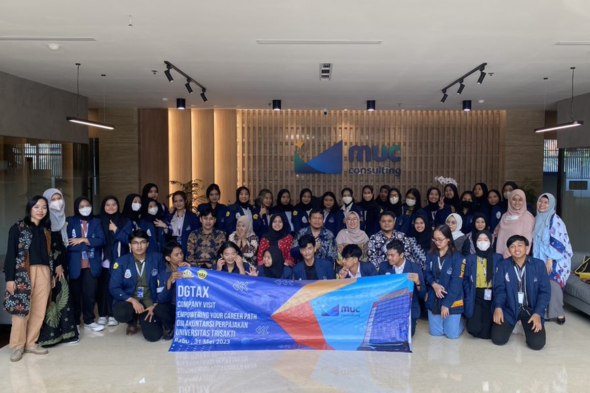 Company Visit of Trisakti University Students, MUC Introduces the Working World of Tax Consultants