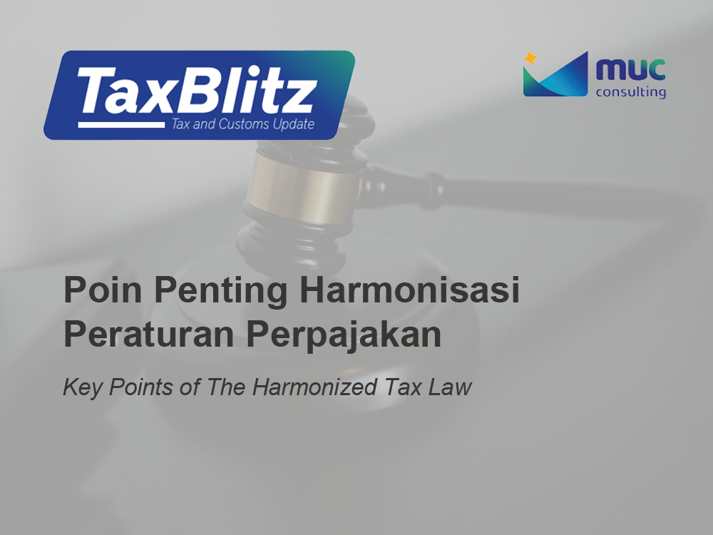 Key Points of The Harmonized Tax Law